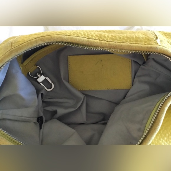 Cole Haan Well loved shoulder bag/ medium tote. Very Well loved. Yellow - Picture 5 of 6
